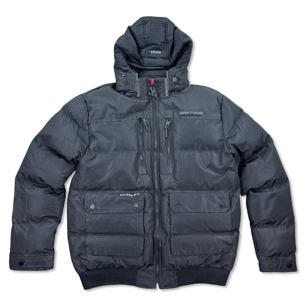 Super Triple Goose Jacket Mens‎ XL Black Winter Coat Polar Vertex Down Outdoors